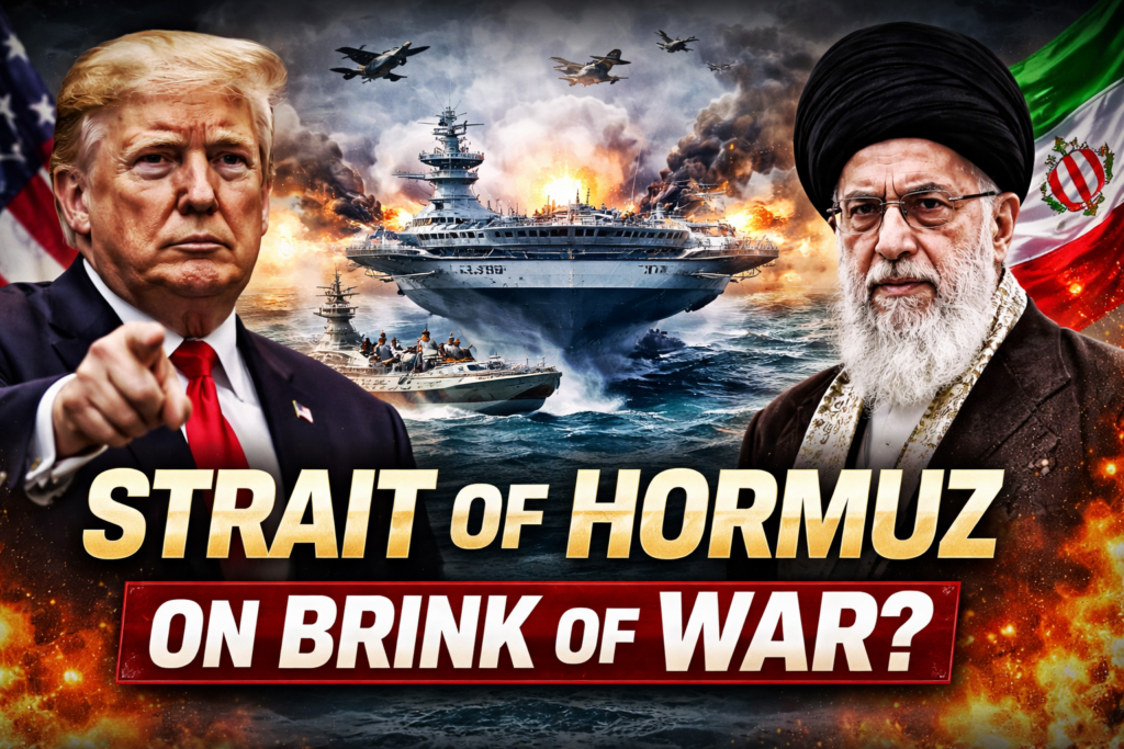 Why does Trump want to blockade the Strait of Hormuz ?